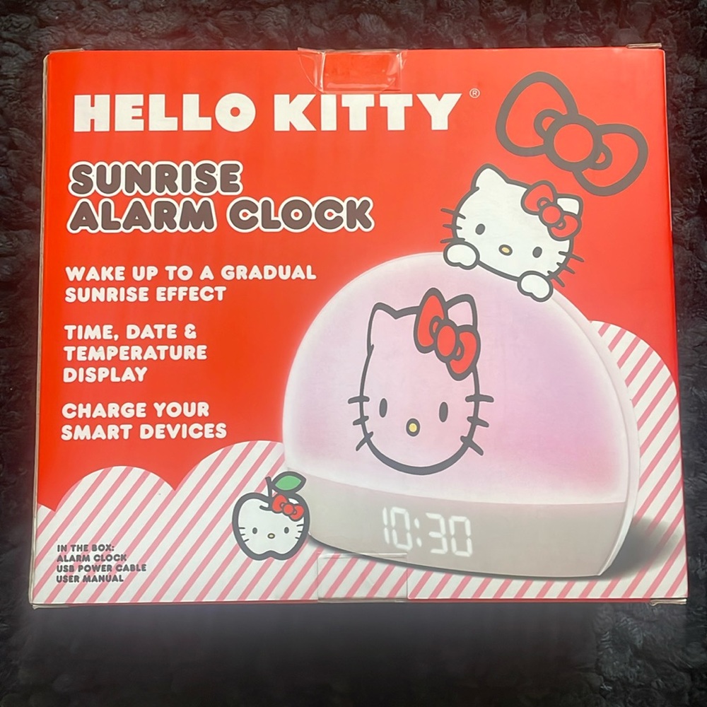 Hello kitty sunrise alarm clock